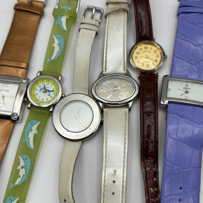 Bundle Of 15 Quartz Watches Job Lot Modern / Vintage Untested Parts / Repair