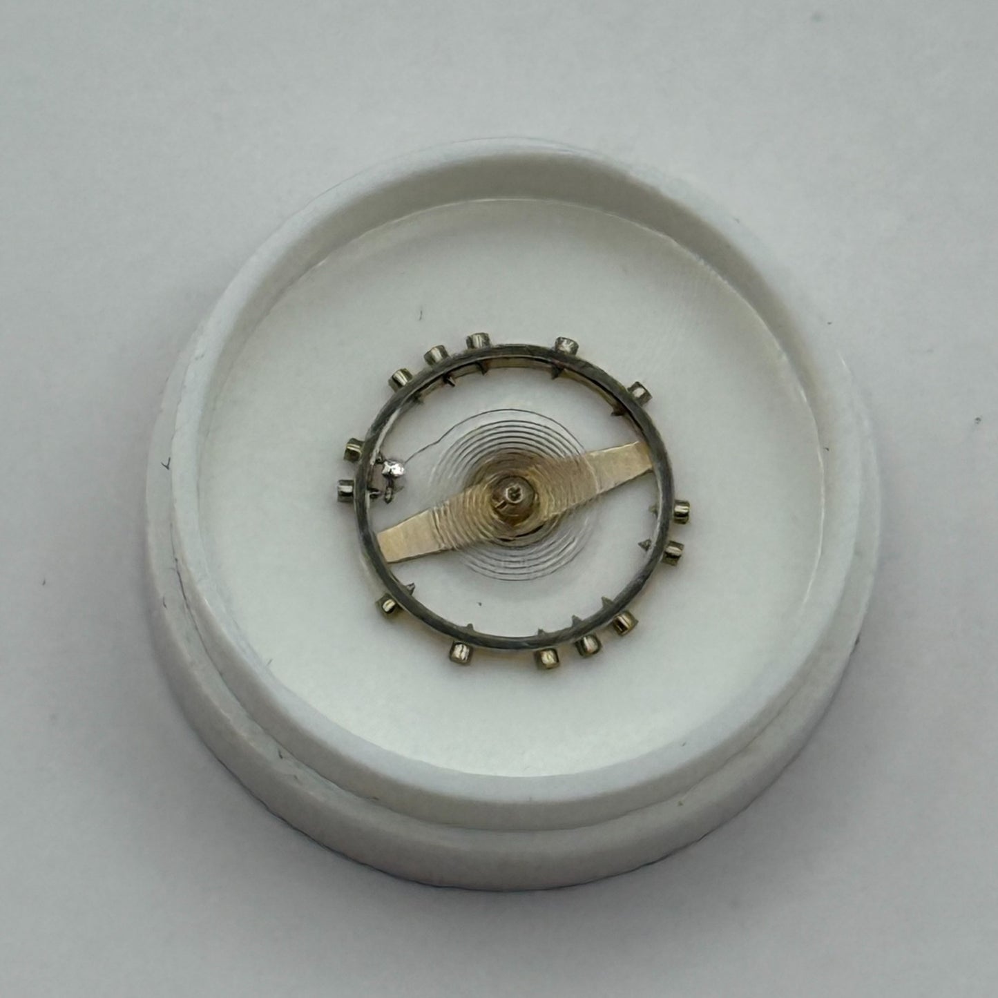 Cupillard 233 Balance Wheel Complete And Spring 10 1/2''' Watch Movement Parts