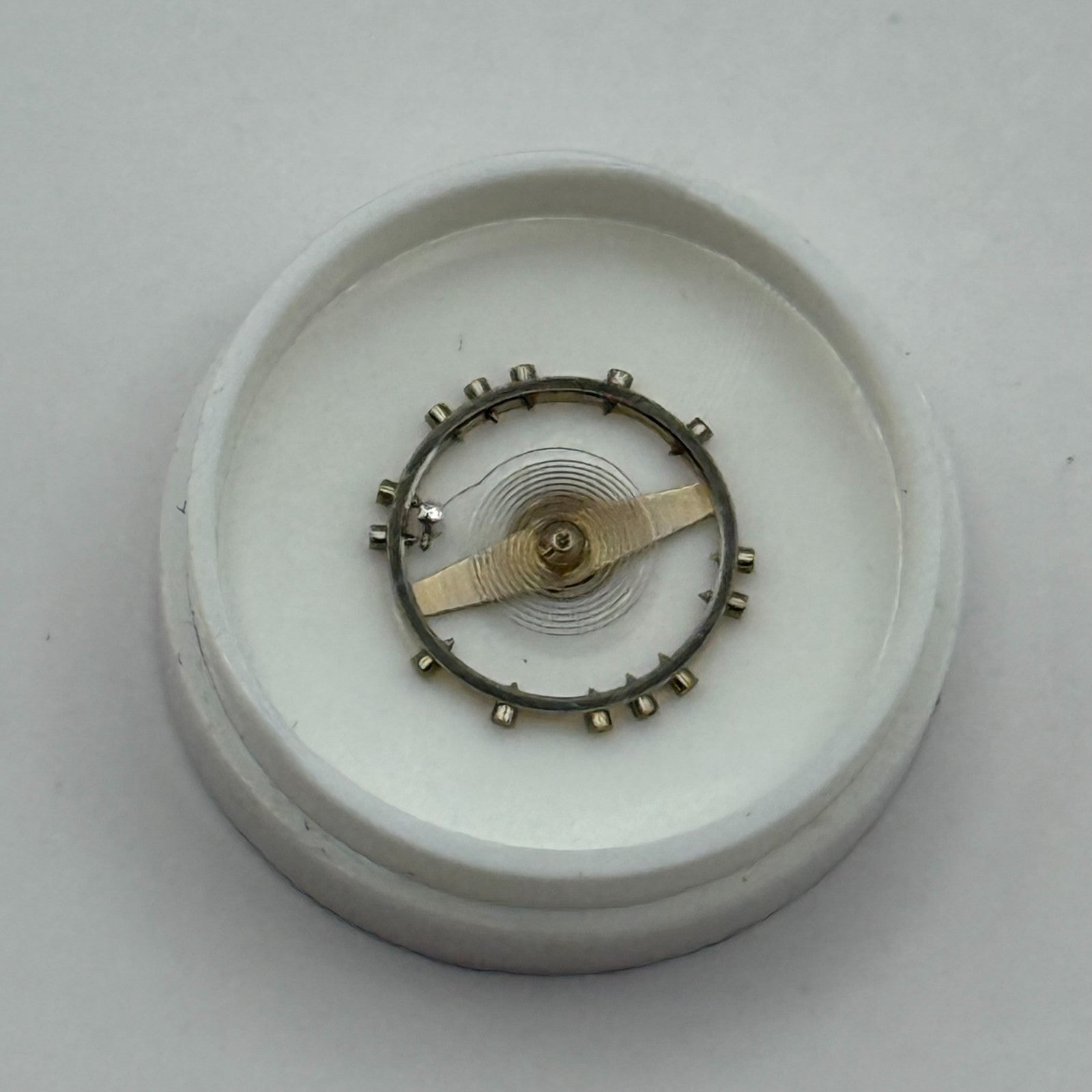 Cupillard 233 Balance Wheel Complete And Spring 10 1/2''' Watch Movement Parts