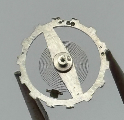 Lanco 576 Balance Wheel Complete And Spring  5’’’ PL Watch Movement Parts NOS
