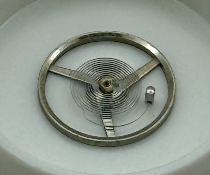 FEF 6670, 6677 Balance Wheel Complete And Spring Watch Movement Parts NOS