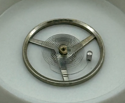 FEF 6670, 6677 Balance Wheel Complete And Spring Watch Movement Parts NOS