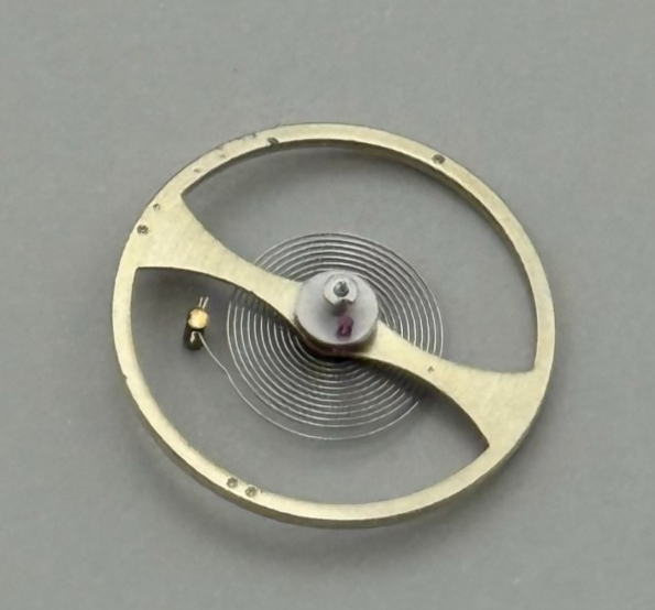 Oris 650 654 Balance Wheel Complete And Spring  1510 M Watch Movement Parts NOS