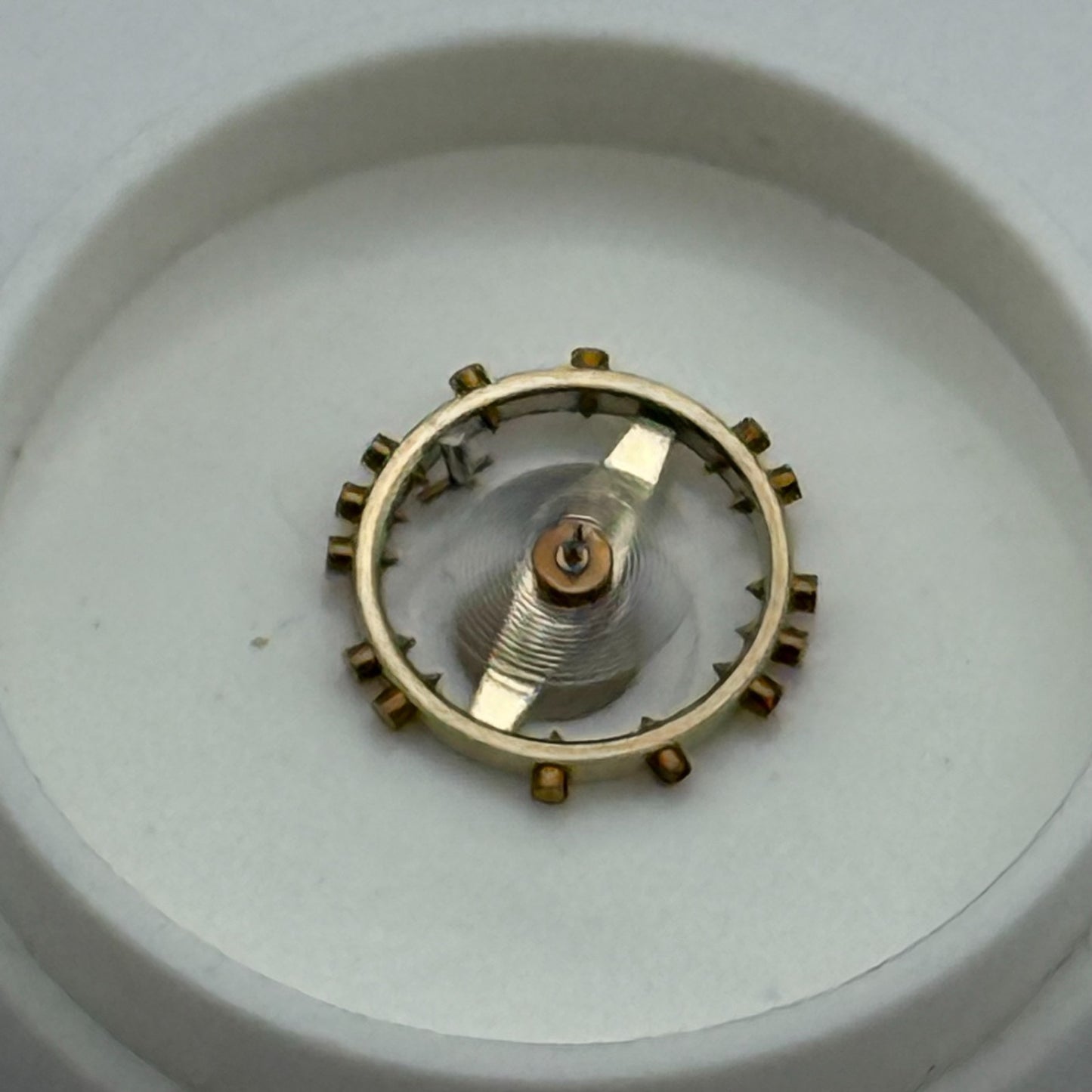 AS 976 1012 Balance Wheel Complete And Spring  532 M Watch Movement Parts NOS