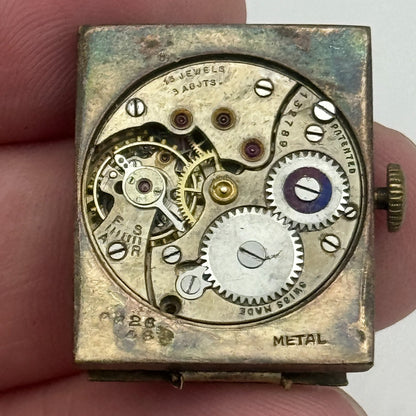 20.9mm Running Cyma Ref 836 J W Benson Manual Wind Swiss Watch Movement PARTS