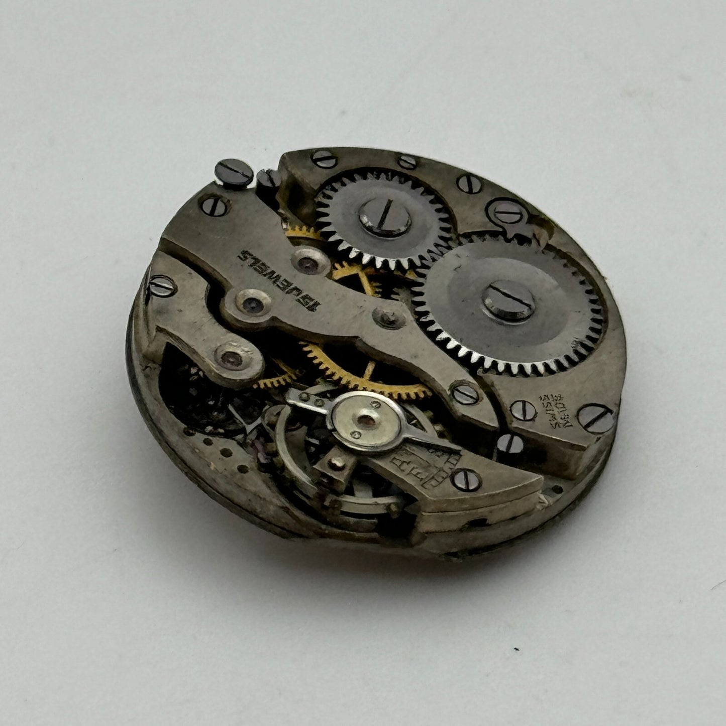 23.6mm AS A Schild 15 Jewels Manual Wind Watch Movement Swiss Vintage PARTS