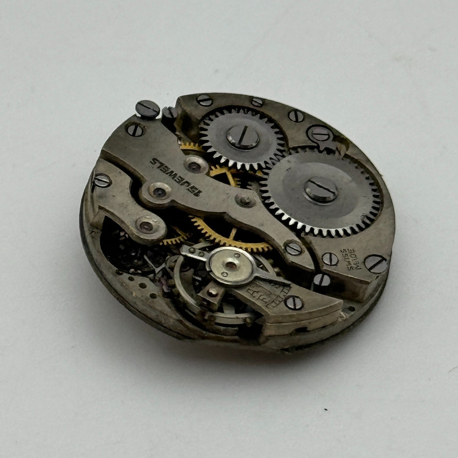 23.6mm AS A Schild 15 Jewels Manual Wind Watch Movement Swiss Vintage PARTS