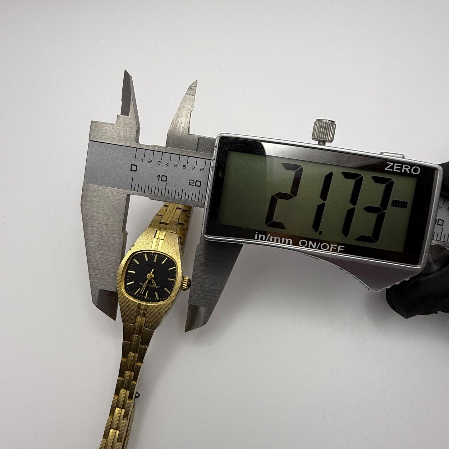 19mm Vintage Ladies Gold Plated Antimagnetic Manual Wind Watch PARTS / REPAIR