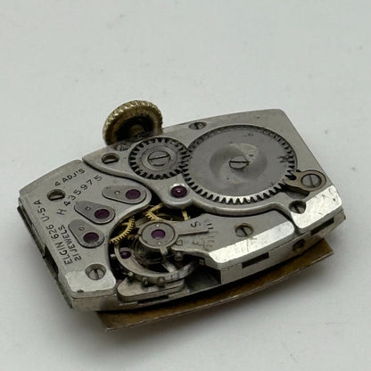 1950 Vintage 15/0s Lord Elgin 626 Model 2 American Watch Movement PARTS REPAIR