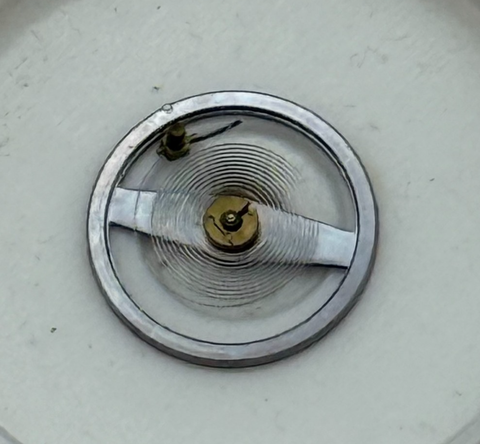 Brac 2021 2051 Balance Wheel Complete And Spring 69 M Watch Movement Parts NOS