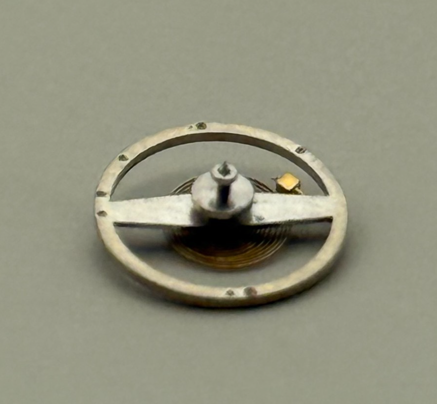 Ebosa 52 Balance Wheel Complete And Spring  5½’’’ 130 Watch Movement Parts NOS