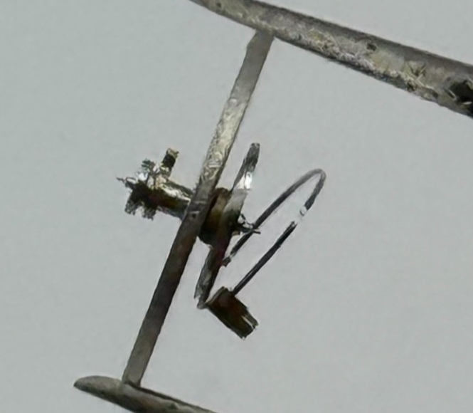 Brac 300 301 Balance Wheel Complete And Spring 1604 Watch Movement Parts 