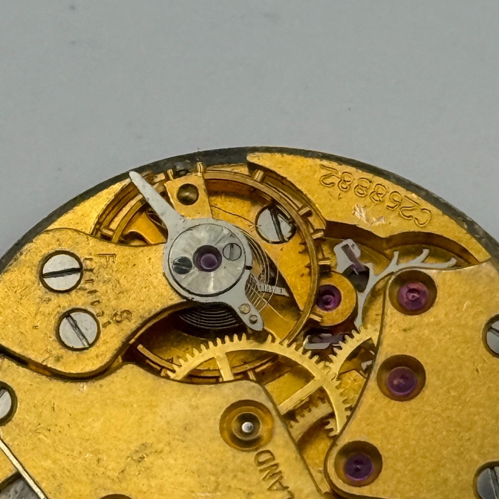 Smiths De Luxe 15 Jewels C268882 Watch Movement Manual Wind Vintage Parts 26.9mm