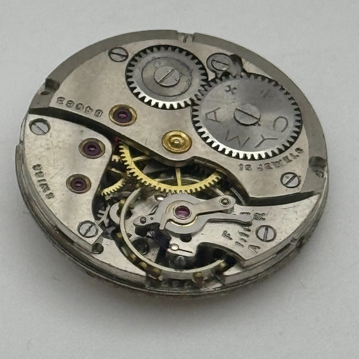 19.7mm Cyma Ref 424k Sub Seconds Manual Wind Watch Movement Swiss Vintage PARTS