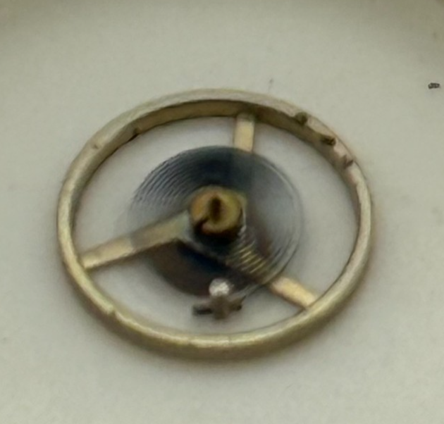 AS 976 1012 Balance Wheel Complete And Spring 29 M Watch Movement Parts NOS 