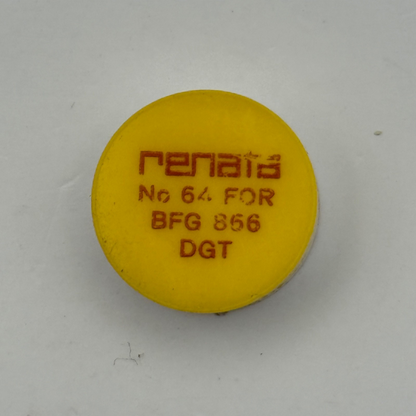 BFG 856 Balance Complete DGT Renata 64 Watch Movement Parts Vintage DAMAGED