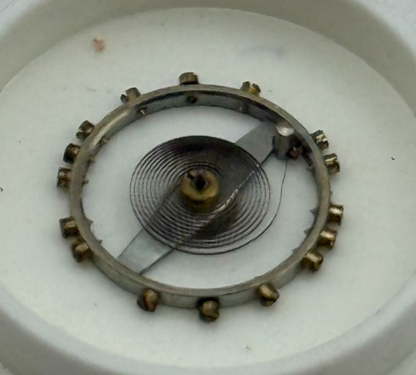 FHF 30 Balance Wheel Complete And Spring 10½’’’ 199 Watch Movement Parts NOS
