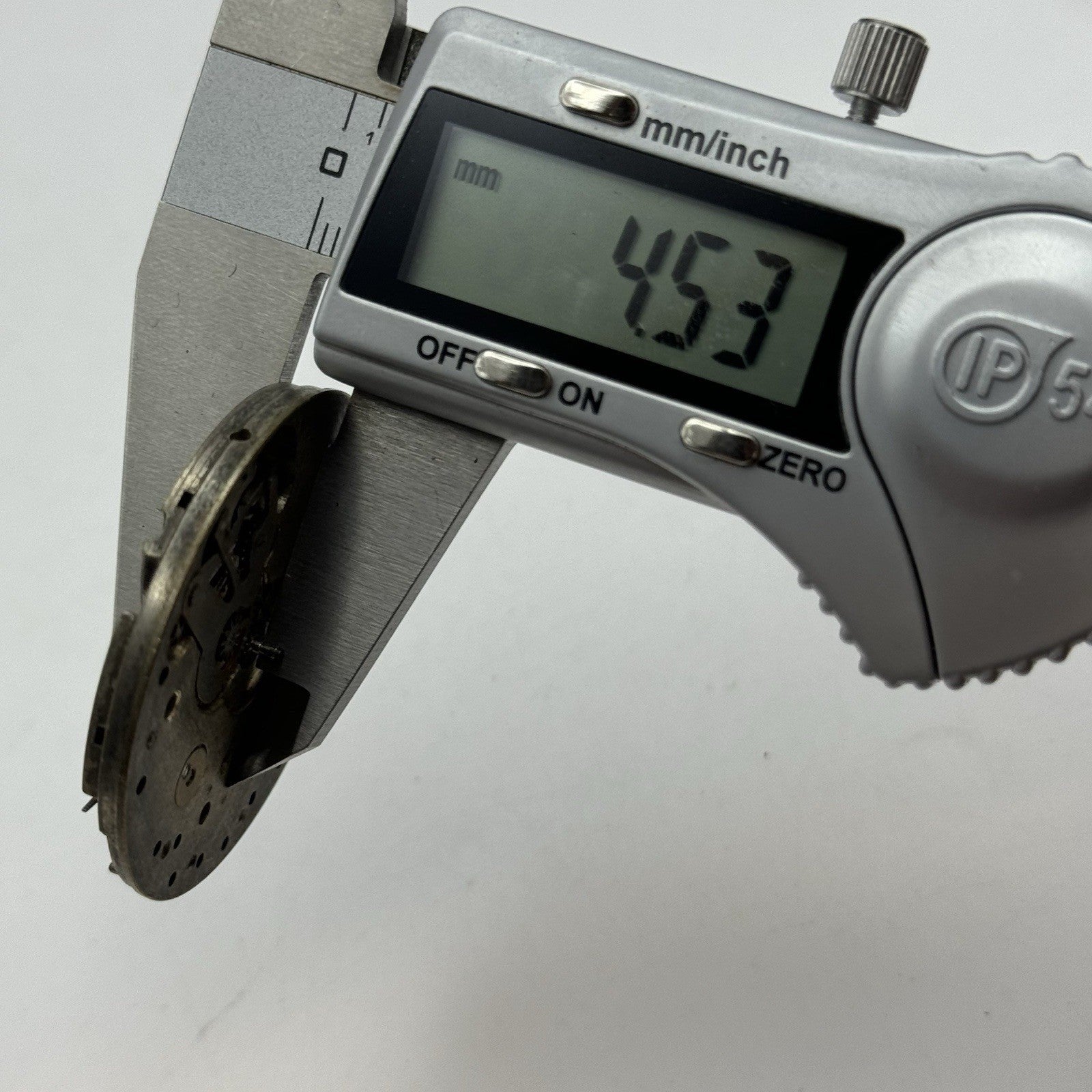 41.4mm Unidentified Thin 7 Jewels Vintage Pocket Watch Movement PARTS REPAIR