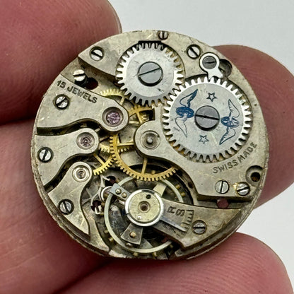 23.6mm Rotary As A Schild 15 Jewels Swiss Manual Wind Watch Movement PARTS