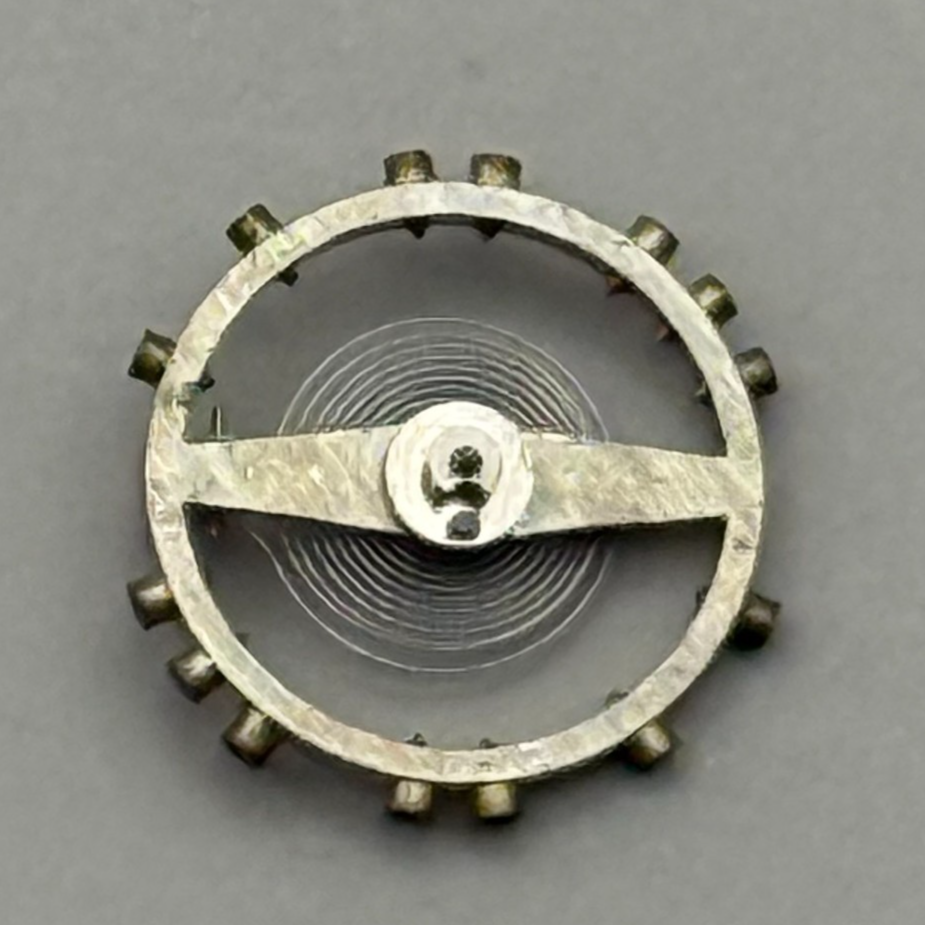 FHF 63 Balance Wheel Complete And Spring 8¾’’’ 438 M Watch Movement Parts NOS