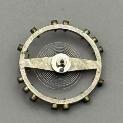 FHF 63 Balance Wheel Complete And Spring 8¾’’’ 438 M Watch Movement Parts NOS