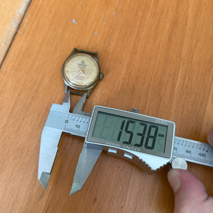 32mm Vintage Mortima 25 Jewels Unbreakable Spring Manual Wind Swiss Watch PARTS