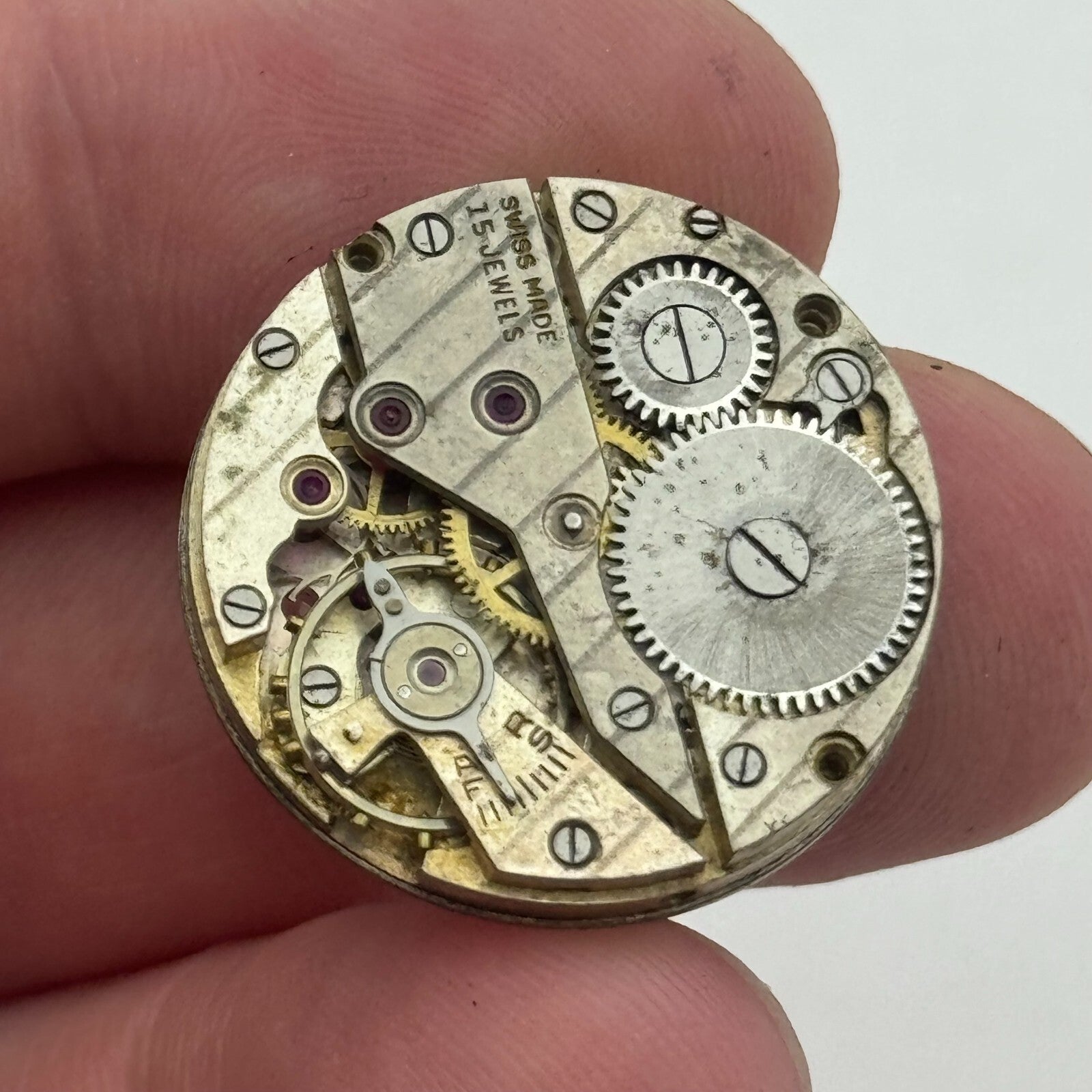 23.5mm Felsa 294 Swiss Manual Wind 15 Jewels Watch Movement PARTS REPAIR SPARES