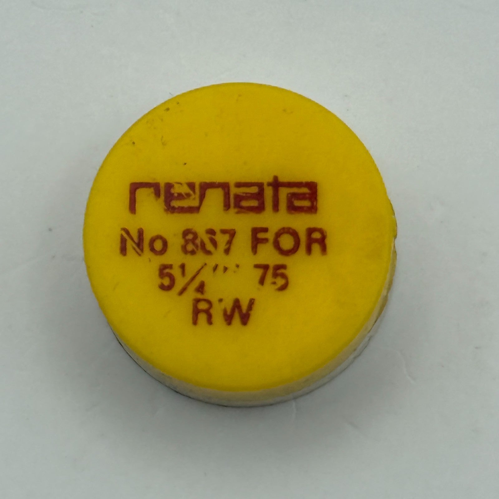 RW 75 Balance Wheel Complete And Spring 5 1/4’’’ 867 Watch Movement Parts NOS