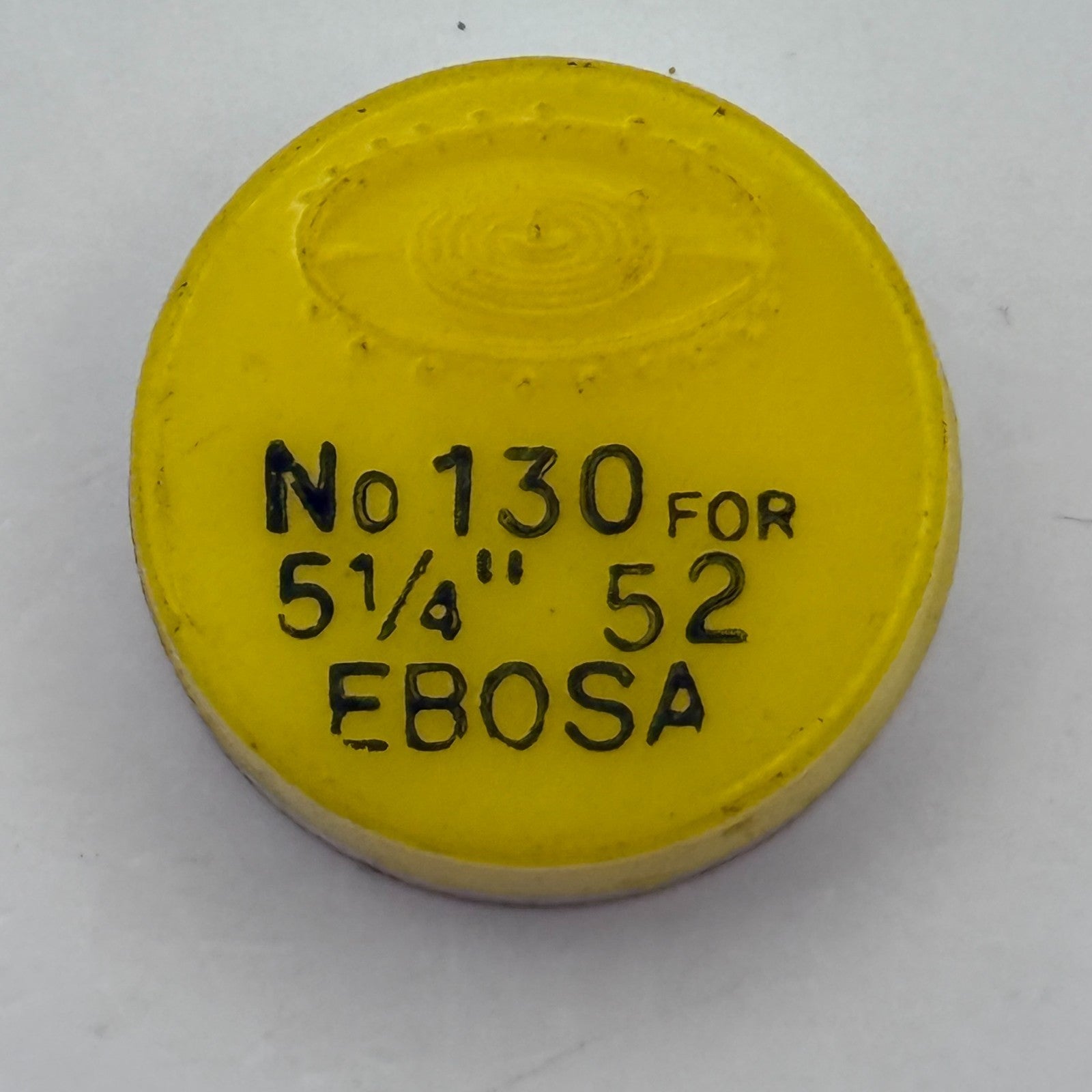 Ebosa 52 Balance Wheel Complete And Spring  5½’’’ 130 Watch Movement Parts NOS
