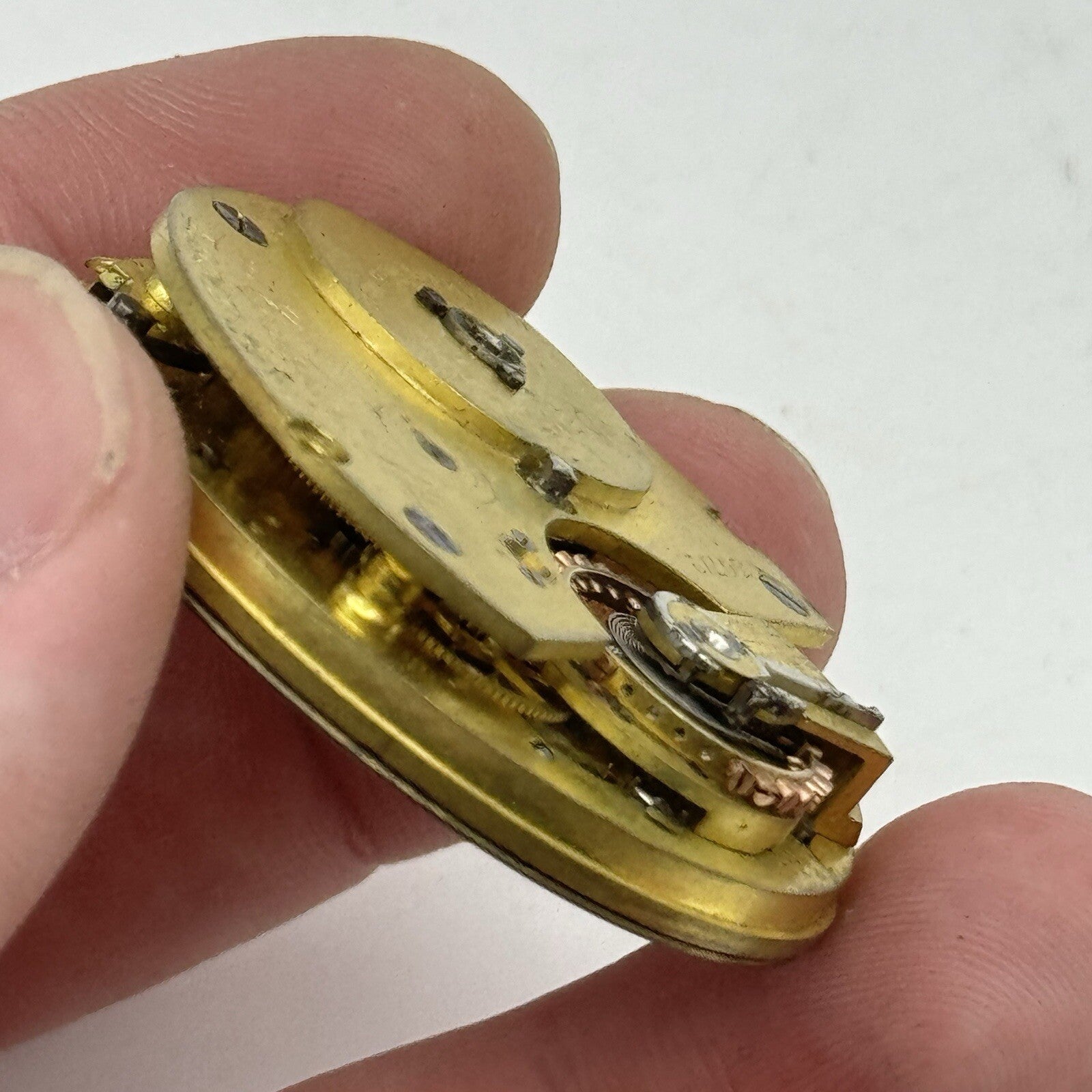 41.2mm Key Wound Dent 33 Cockspur Street London Pocket Watch Movement To Restore