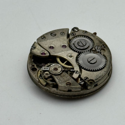 23.6mm Waleti SPG 15 Jewel Manual Wind Watch Movement Swiss Vintage PARTS REPAIR