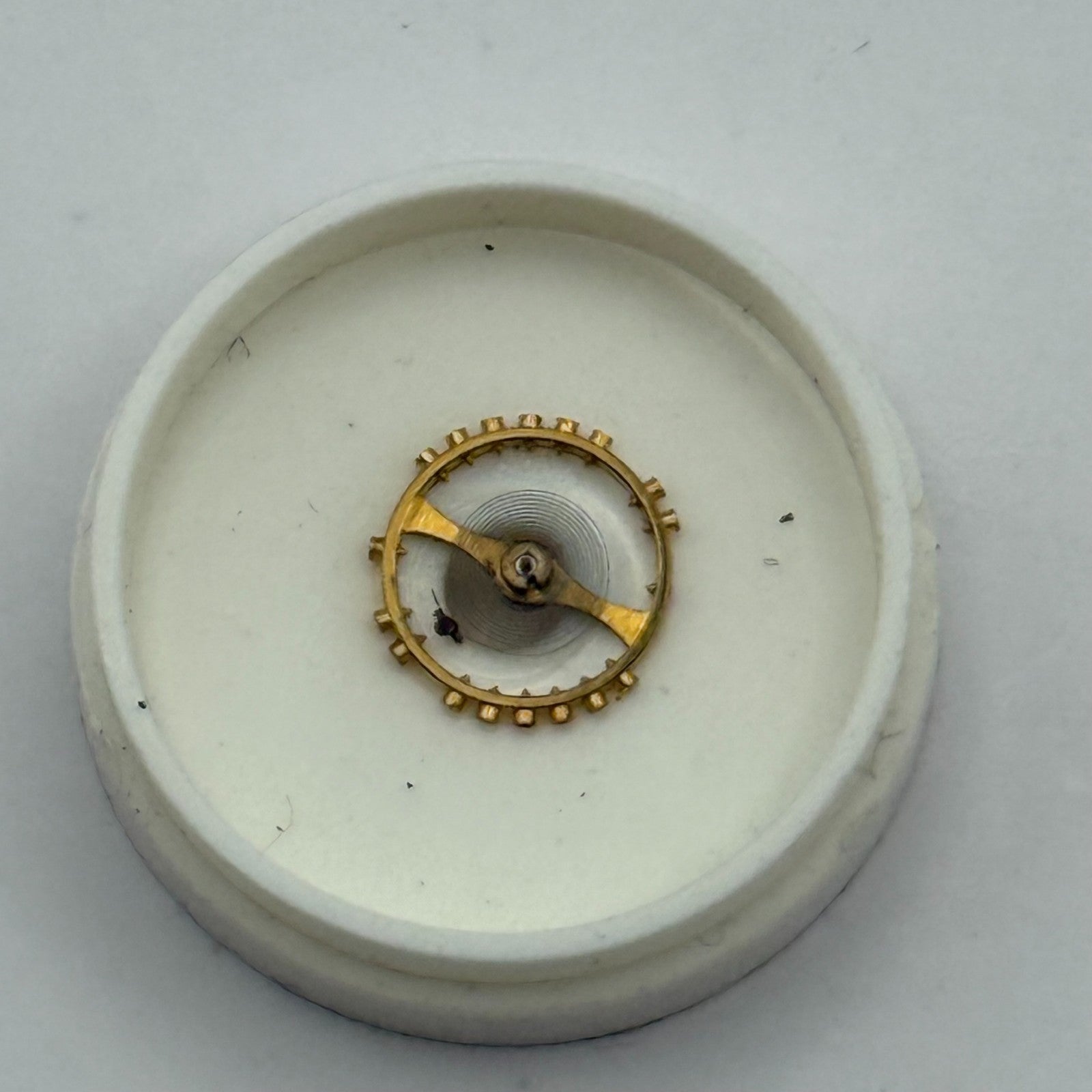 Bulova 5 AD Balance Wheel Complete And Spring 624 Watch Movement Parts  NOS 