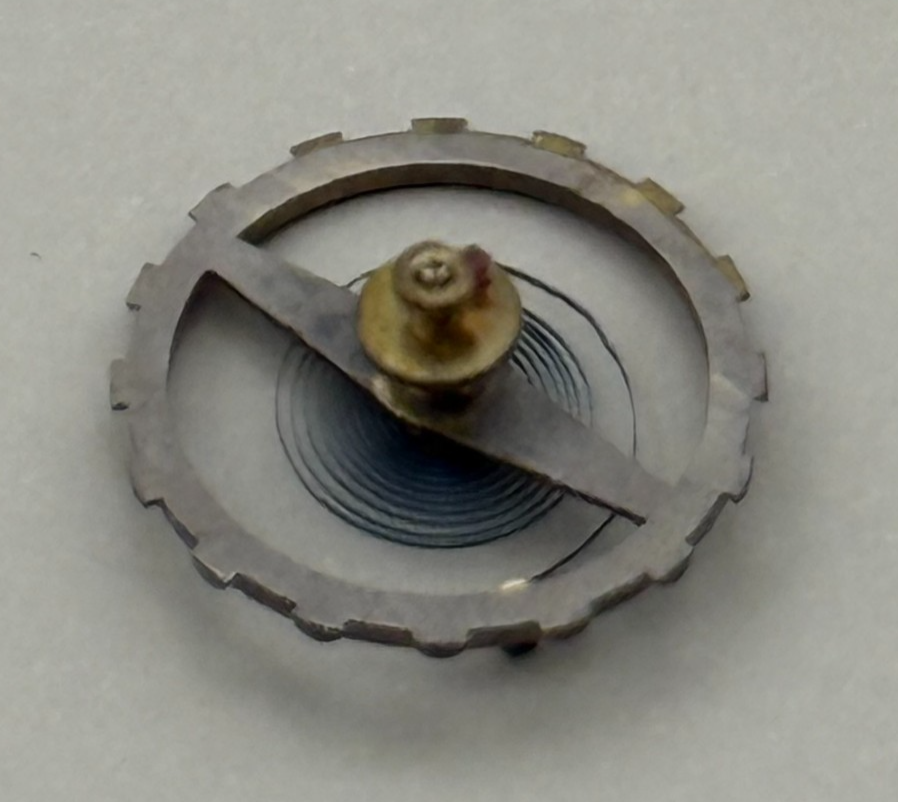 Ebosa 23 Balance Wheel Complete And Spring e 11½’’’ 125 Watch Movement Parts NOS