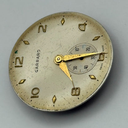 FEF 190 Watch Movement Garrard Manual Wind Vintage Swiss Parts Repair 23.5mm