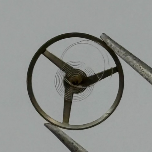 FEF 6660 Balance Wheel Complete And Spring Ord + Inca 1711 Watch Movement Parts