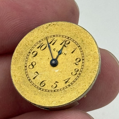 10/0s Antique Lady Elgin Grade 444 Model 4 American Watch Movement PARTS SPARE