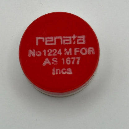 AS 1677 Balance Wheel Complete And Spring Inca 1224 M Watch Movement Parts NOS