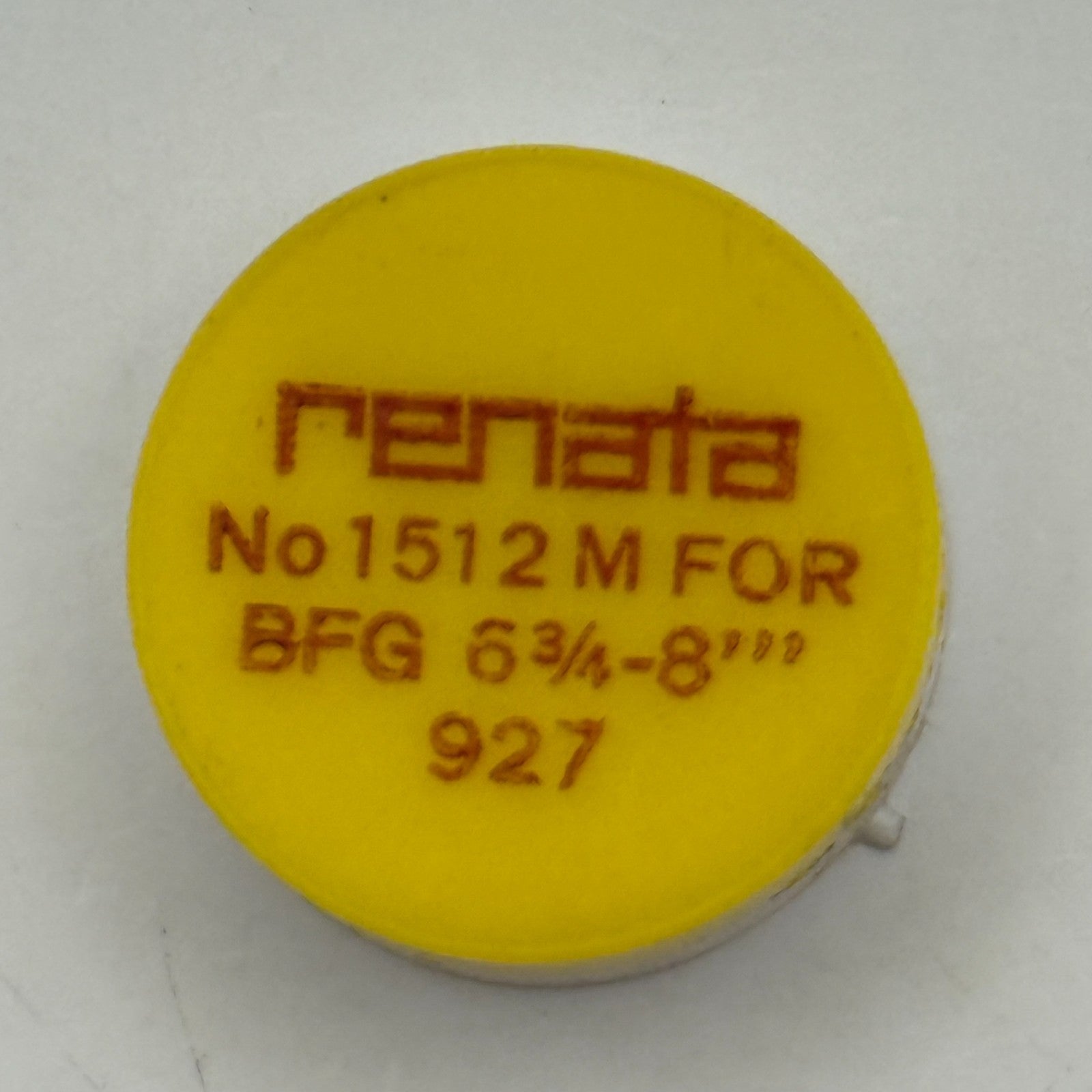 BFG 927 Balance Wheel Complete And Spring 6¾-8’’’ 1512 M Watch Movement Parts