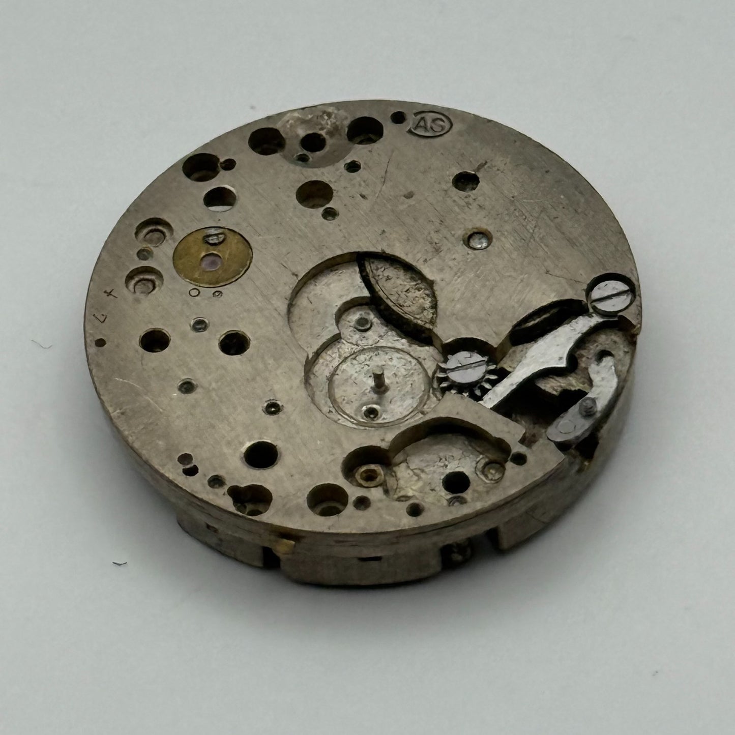 AS A Schild Watch Movement Manual Wind Vintage Swiss Parts Repair Spares 23.7mm