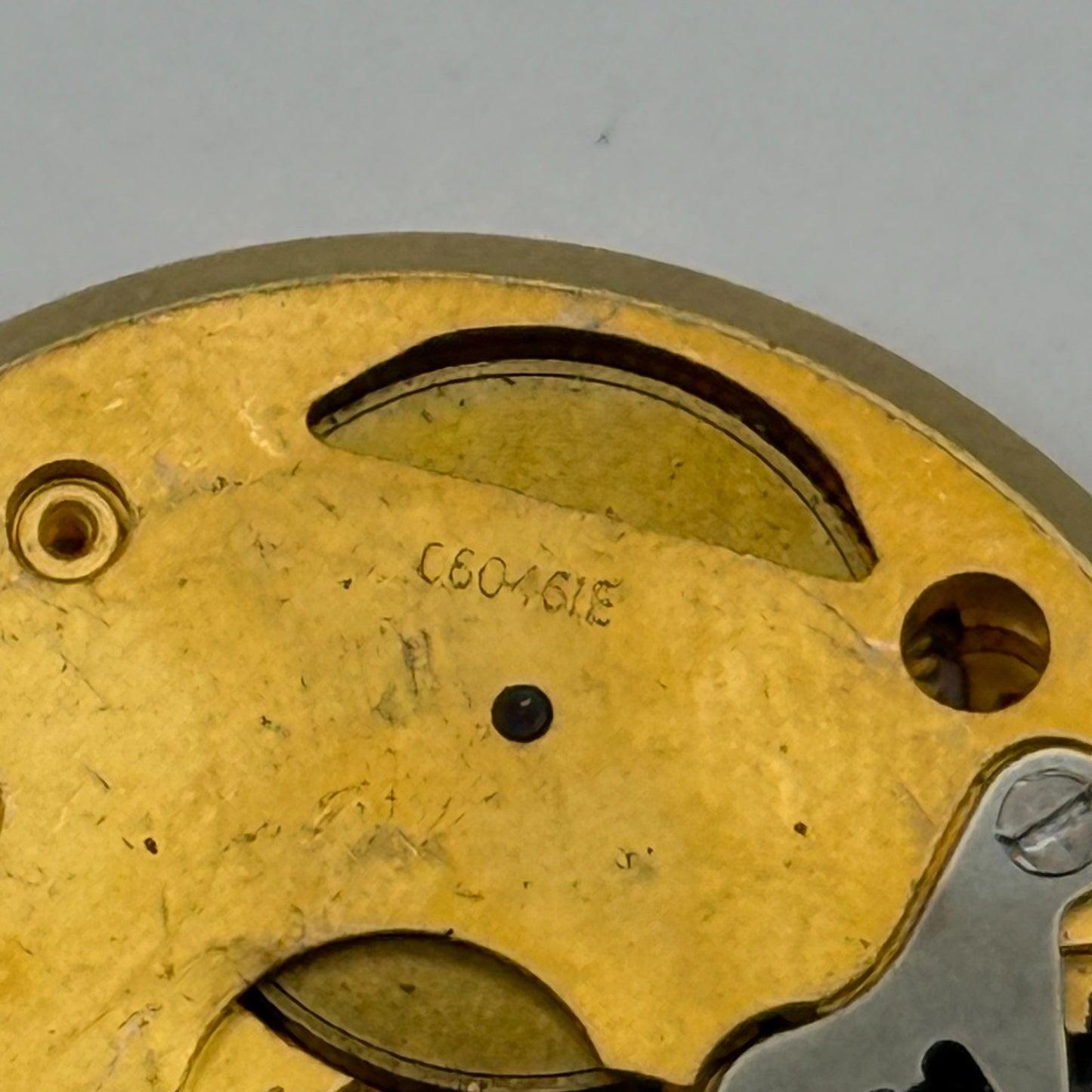 Smiths De Luxe 44 15 Jewels Watch Movement Manual Wind Vintage Parts 29.1mm