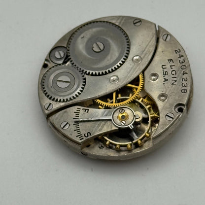 1921 Antique 3/0s Elgin 463 Model 3 American Watch Movement PARTS REPAIR SPARES