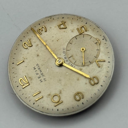 Peseux 170 Watch Movement Hefik Manual Wind Vintage Swiss Parts Repair 23.5mm