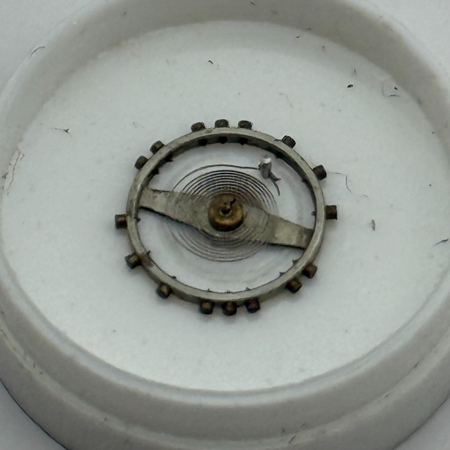 AS 1051 Balance Wheel Complete And Spring 5¼’’’ 34 M Watch Movement Parts NOS