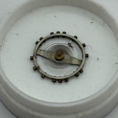 AS 1051 Balance Wheel Complete And Spring 5¼’’’ 34 M Watch Movement Parts NOS