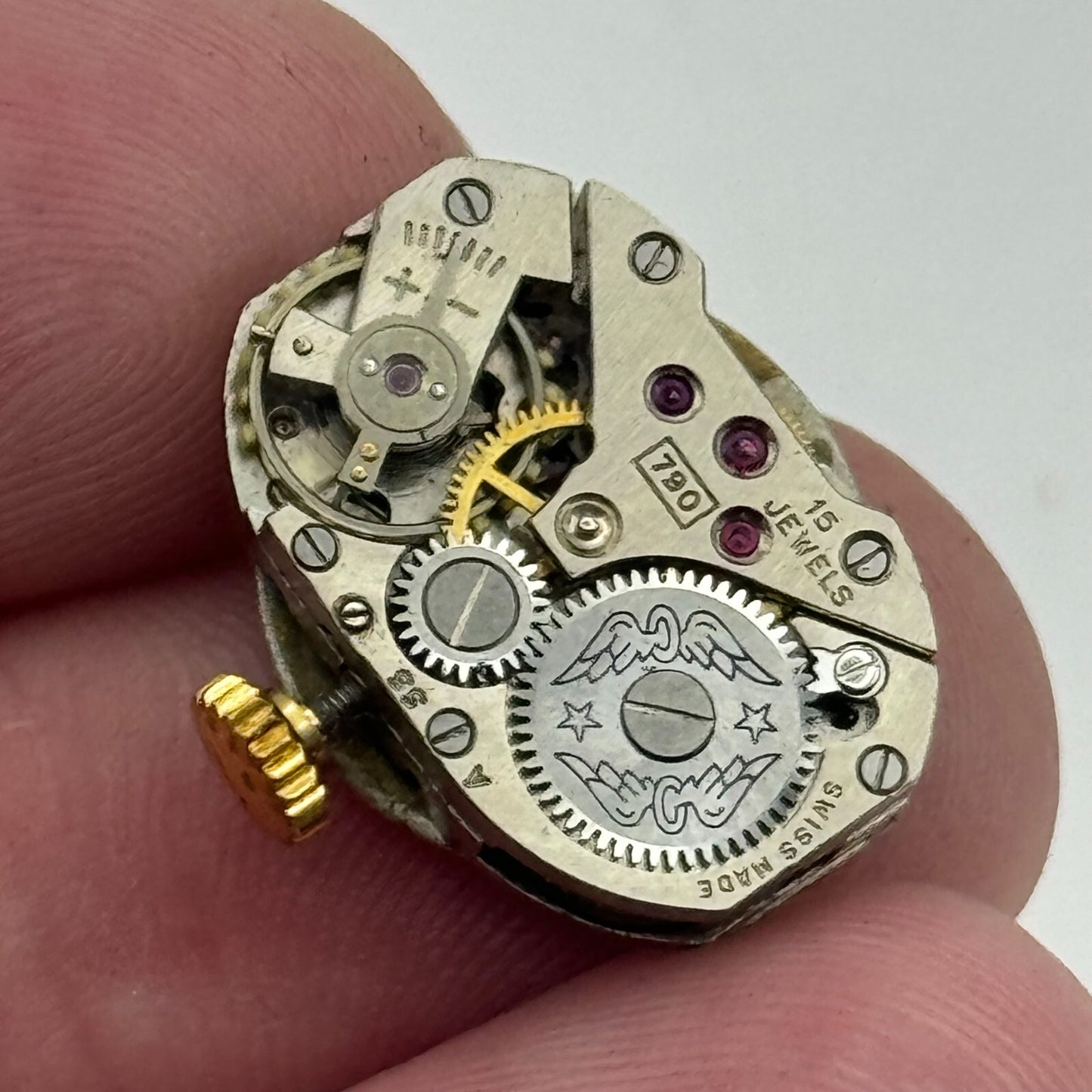 12.6mm Running Rotary AS 1051 A Schild Manual Wind Swiss Watch Movement PARTS