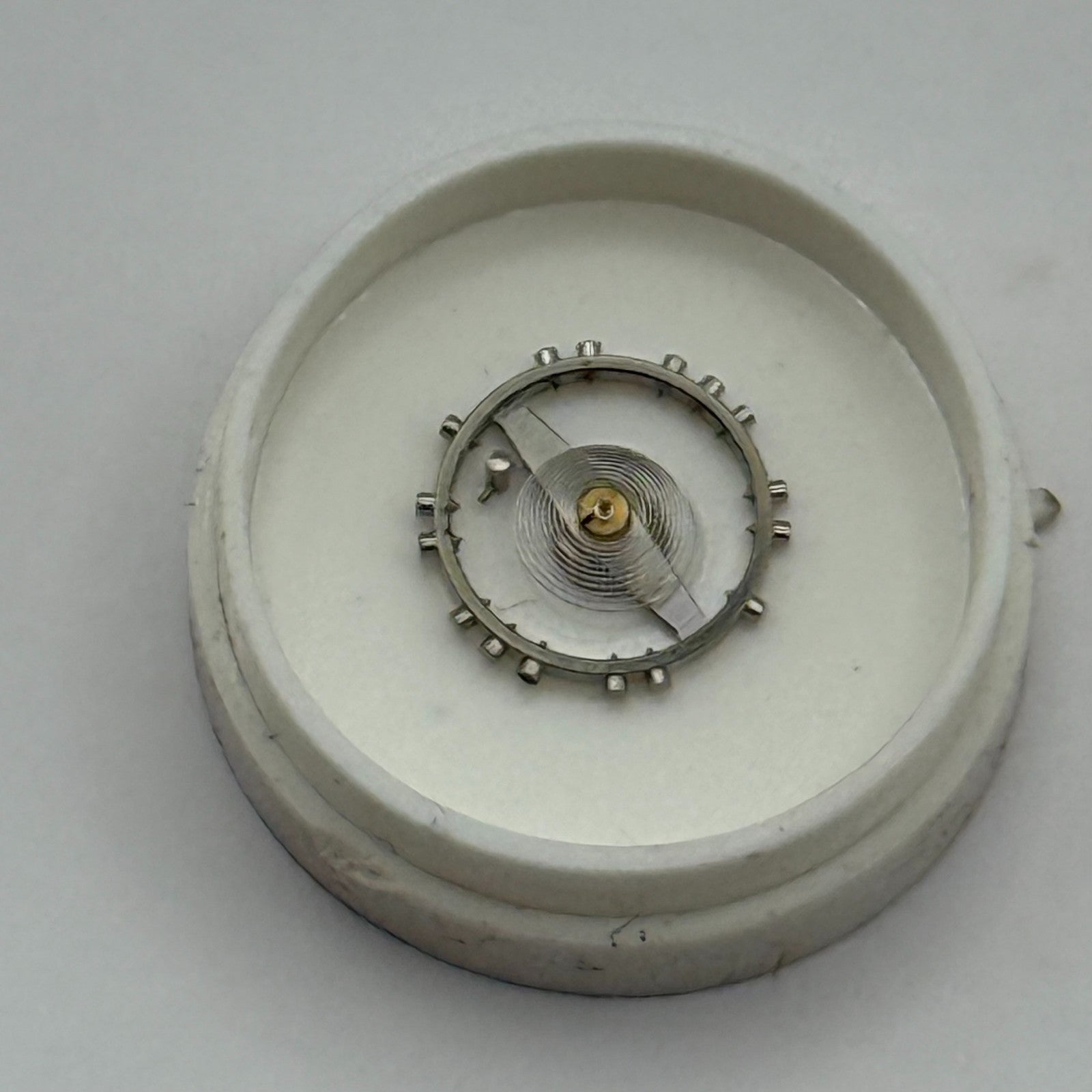 FHF 125 Balance Wheel Complete And Spring Watch Movement Parts NOS