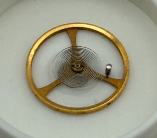 ETA 2512 Balance Wheel Complete And Spring 7¾’’’ 1454 M Watch Movement Parts 