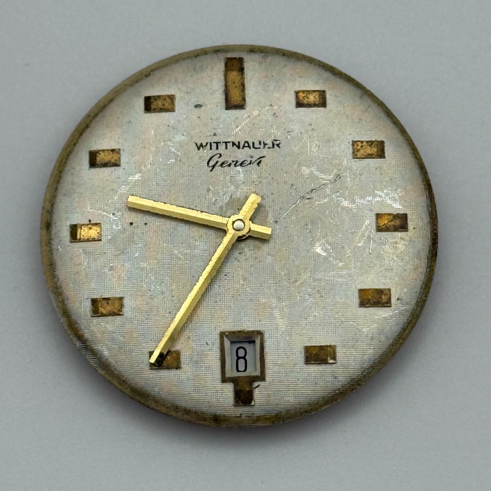 30.6mm Vintage Wittnauer C11K Manual Wind Watch Movement Swiss PARTS REPAIR