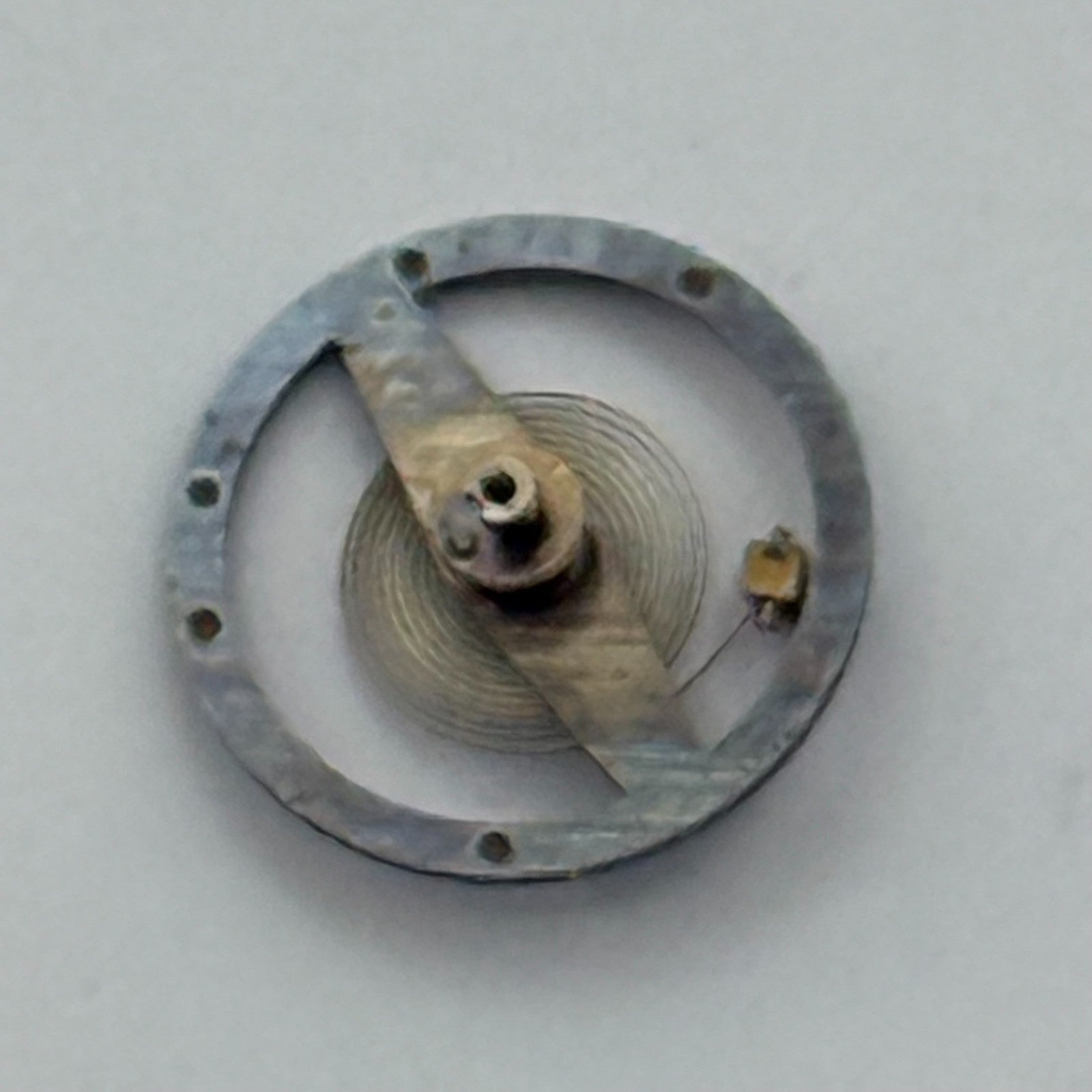 BRAC 2021 Balance Wheel Complete And Spring 5¼’’’  69 M Watch Movement Parts