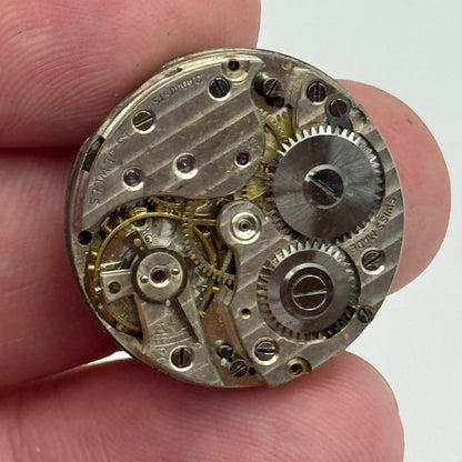 23.6mm 15 Jewels Swiss 2 Adjusts Trench Watch Movement Manual Wind PARTS SPARES